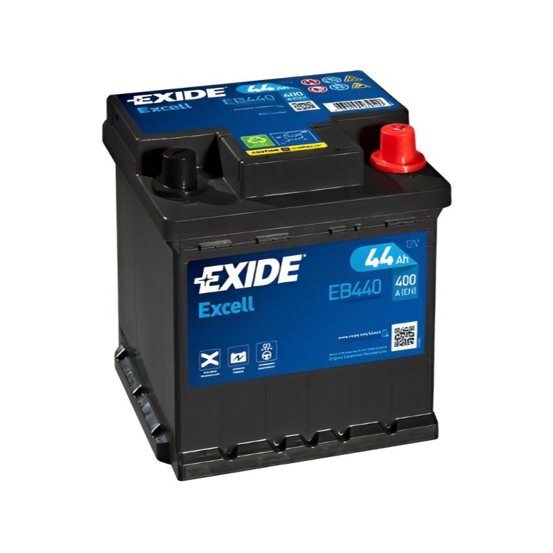 EXIDE Μπαταρία Excell 44AH/400A EB440 EXIDE Μπαταρία Excell 44AH/400A EB440