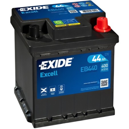 EXIDE Μπαταρία Excell 44AH/400A EB440