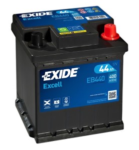 EXIDE Μπαταρία Excell 44AH/400A EB440