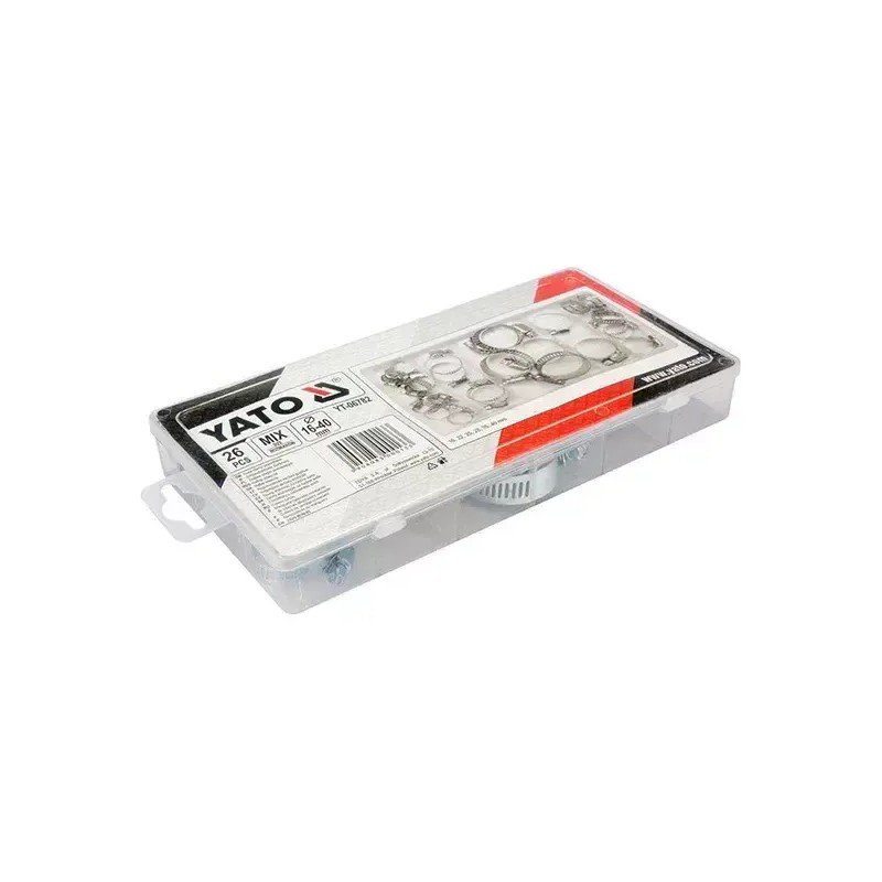YATO YT-06782 Σετ Σφιγκτήρες Λάστιχου 26 τεμ 16–40 mm