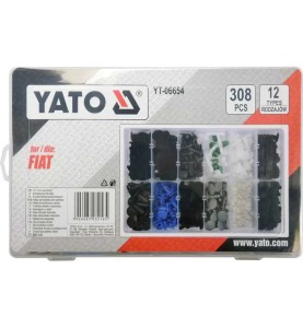 YATO YT-06654 Σετ Πλαστικά Κλιπς για Fiat 308 τεμ