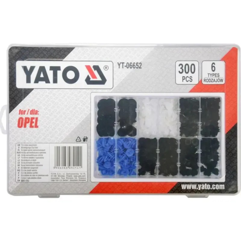 YATO YT-06652 Σετ Κλιπ Στερέωσης OPEL