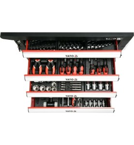 YATO YT-55300 Εργαλειοφόρος με 6 Συρτάρια & 177 Εργαλεία