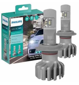 PHILIPS Λάμπες Σετ H7 Ultinon Pro5000 LED 5800K 12V 15W 11972U50CWX2 (2 τεμ)