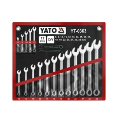 YATO YT-0363 Σετ Κασετίνα Γαλλικών Κλειδιών 17 τεμ