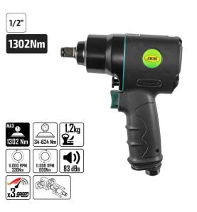 JBM Αερόκλειδο 1/2" Με Μέγιστη Ροπή 132kgm 1295 Nm