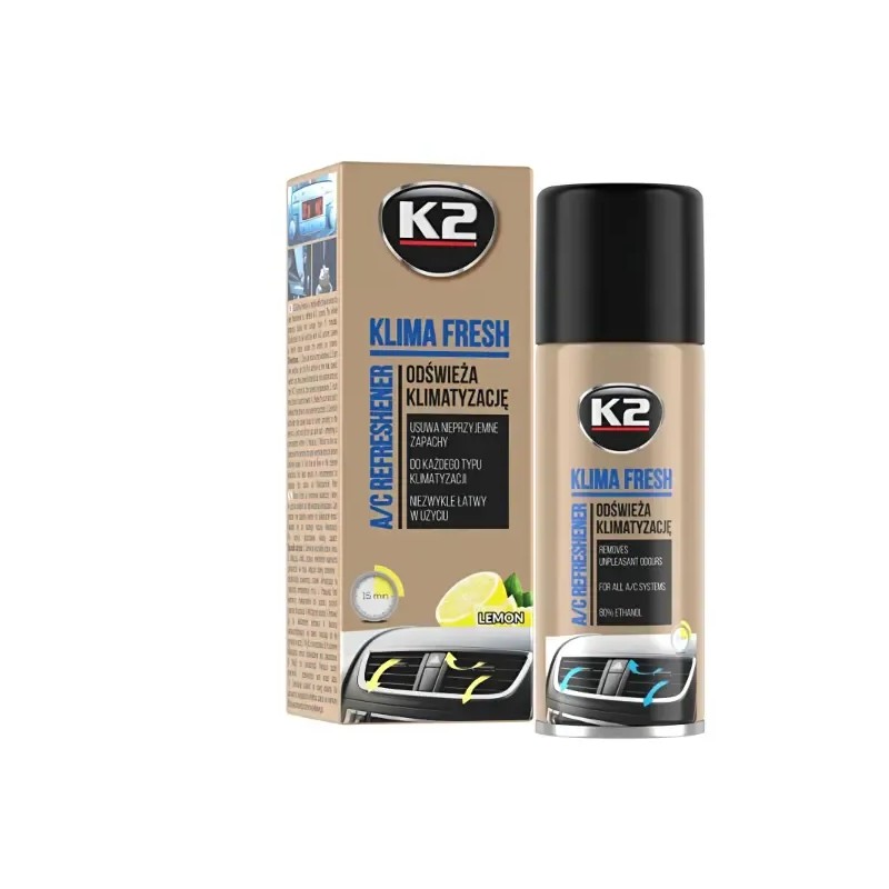 K2 Σπρέι Καθαρισμού για A/C KLIMA FRESH 150ml K2 Σπρέι Καθαρισμού για A/C KLIMA FRESH 150ml