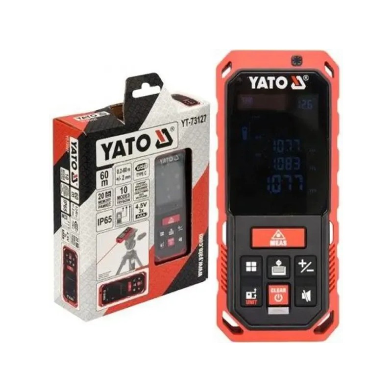YATO YT-73127 Μέτρο Laser 60m IP65