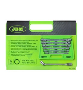 JBM Κασετίνα με Σωληνωτά Κλειδιά 6 τεμ