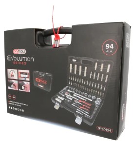 KS TOOLS Καστάνια με Καρυδάκια ½″ & ¼″ – 94 τεμ