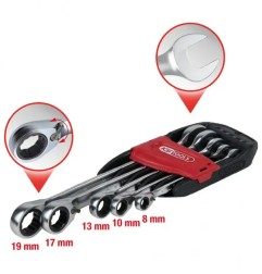 KS TOOLS Σετ Γερμανοπολύγωνα με Καστάνια 8–19 mm 10 τεμ