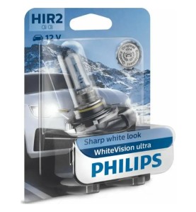 PHILIPS Λάμπα HIR2 WhiteVision Ultra 12V 55W 3700K 9012WVUB1 (1 τεμ)