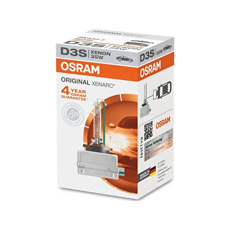 OSRAM Λάμπα XENON D3S XENARC Original 42V 35W 4500K 66340 (1 τεμ) OSRAM Λάμπα XENON D3S XENARC Original 42V 35W 4500K 66340 (1 τεμ)