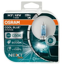 OSRAM Λάμπες H7 Cool Blue Intense +100% LED-εφέ 5000K 12V 55W 64210CBNHCB (2 τεμ)