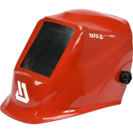 YATO YT-73925 Ηλεκτρονική Μάσκα Ηλεκτροκόλλησης Κόκκινη 100×50 mm