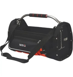 YATO YT-74373 Τσάντα Εργαλείων Ώμου Ανοιχτού Τύπου Μαύρη 52×23×33 cm