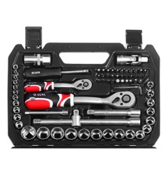 YATO YT-38782 Σετ Καστάνιας με Καρυδάκια 1/2″ & 1/4″ 72 τεμ