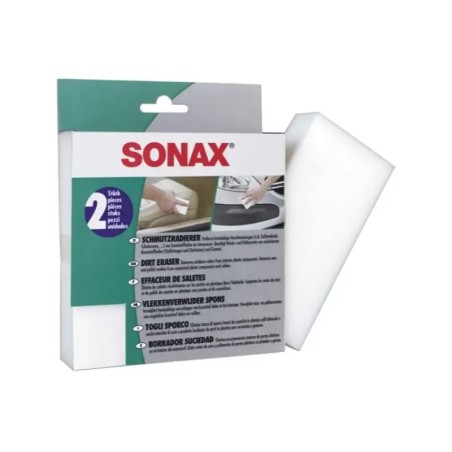 SONAX Σφουγγάρι Αφαίρεσης Βρωμιάς για Πλαστικά & Λάστιχα 2 Τεμ