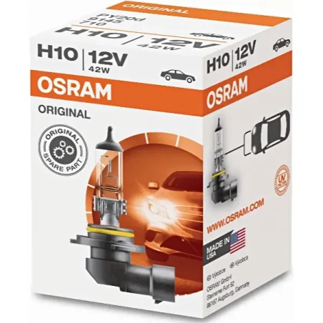 OSRAM Λάμπα H10 Original Line Αλογόνου 12V 42W 9145 (1 τεμ)