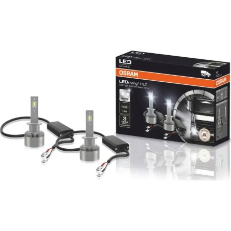 OSRAM Λάμπες H1 LED Φορτηγού 6000K Ψυχρό Λευκό 24V 14W 64155DWS (2 τεμ)