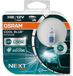 OSRAM Λάμπες H8 Cool Blue Intense NEXT GEN 4800K 12V 35W 64212CBNHCB (2 τεμ)