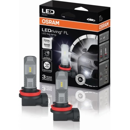 OSRAM Λάμπες LEDriving HL H11/H16/H8 LED 6000K Ψυχρό Λευκό 12V 8.2W 67219CW (2 τεμ)