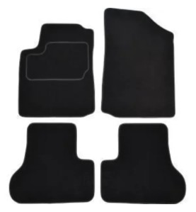 CUSTOPOL Σετ Μαύρα Πατάκια CIT90C για CITROEN C3/C5 – 4 τεμ