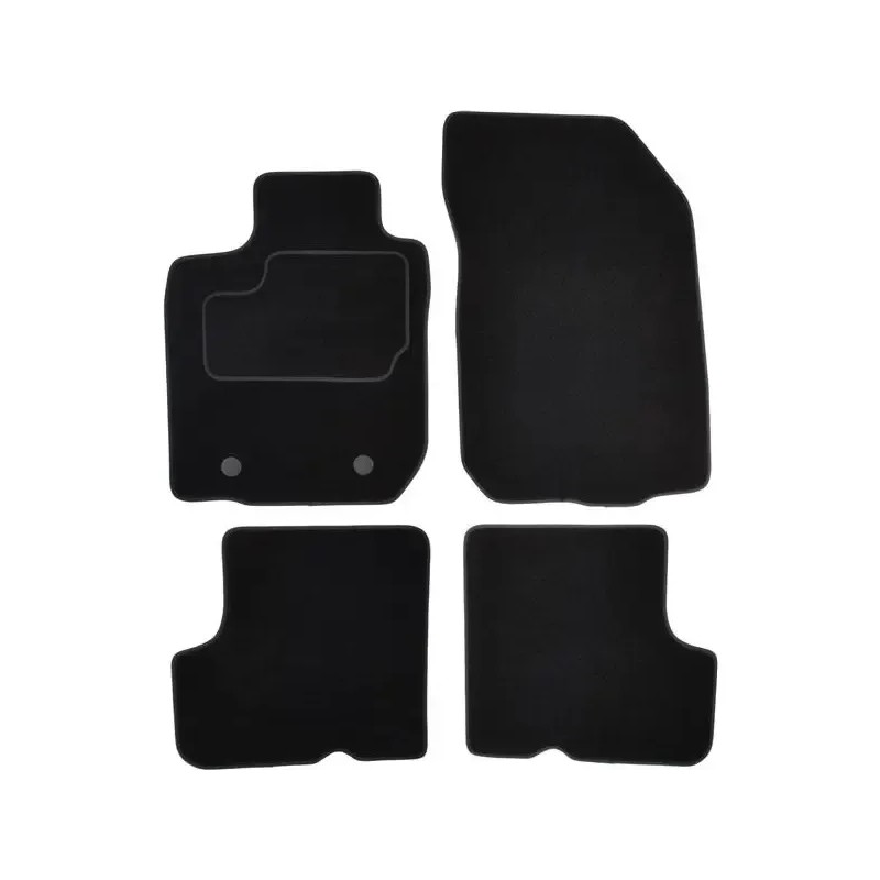 CUSTOPOL Σετ Μαύρα Πατάκια DAW35C για DAEWOO Matiz 1998–2005 – 4 τεμ