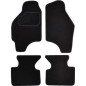 CUSTOPOL Σετ Μαύρα Πατάκια FIA190C για FIAT Punto (188) 3Θ – 4 τεμ