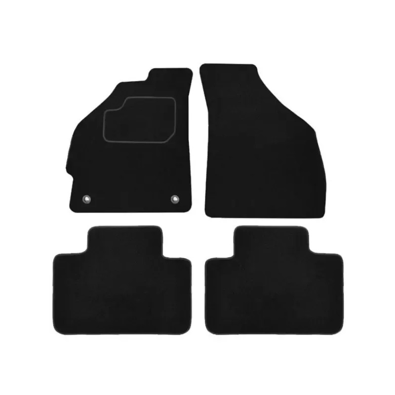 CUSTOPOL Σετ Μαύρα Πατάκια FIA195C για FIAT Punto II (188) 5Θ – 4 τεμ