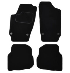 CUSTOPOL Σετ Μαύρα Πατάκια SET95S για SEAT Ibiza III (6L) / Córdoba II (6L2) – 4 τεμ