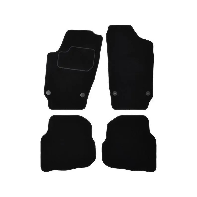 CUSTOPOL Σετ Μαύρα Πατάκια SET95S για SEAT Ibiza III (6L) / Córdoba II (6L2) – 4 τεμ