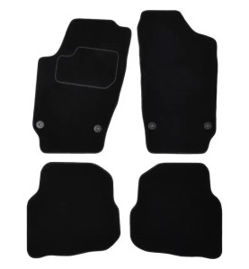 CUSTOPOL Σετ Μαύρα Πατάκια SET95S για SEAT Ibiza III (6L) / Córdoba II (6L2) – 4 τεμ