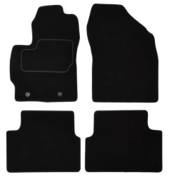 CUSTOPOL Σετ Γκρι Πατάκια TOY10S για Toyota Auris (E15) – 4 τεμ