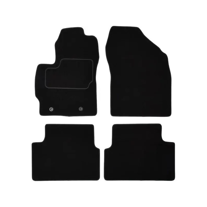 CUSTOPOL Σετ Γκρι Πατάκια TOY10S για Toyota Auris (E15) – 4 τεμ