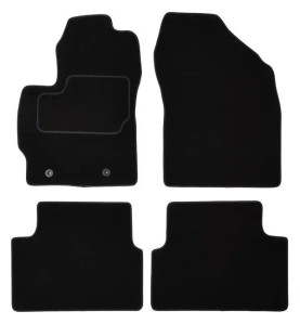 CUSTOPOL Σετ Γκρι Πατάκια TOY10S για Toyota Auris (E15) – 4 τεμ
