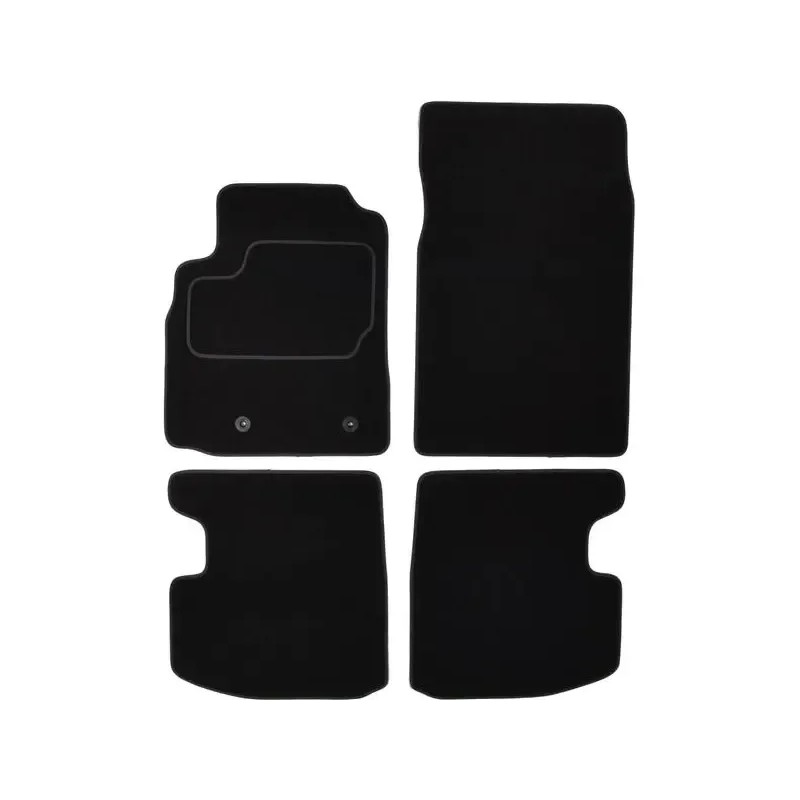 CUSTOPOL Σετ Μαύρα Πατάκια για Toyota Yaris I (P1) – 4 τεμ (TOY375C)