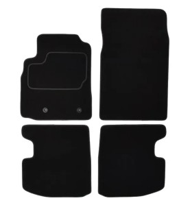 CUSTOPOL Σετ Μαύρα Πατάκια για Toyota Yaris I (P1) – 4 τεμ (TOY375C)