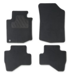 CUSTOPOL Σετ Μαύρα Πατάκια TOY65C για Toyota Aygo (AB10) / Peugeot 107 (PM, PN) / Citroën C1 I / 108 – 4 τεμ