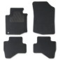 CUSTOPOL Σετ Μαύρα Πατάκια TOY65C για Toyota Aygo (AB10) / Peugeot 107 (PM, PN) / Citroën C1 I / 108 – 4 τεμ