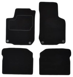 CUSTOPOL Σετ Μαύρα Πατάκια VW160C για VW Golf IV (1J1) – 4 τεμ