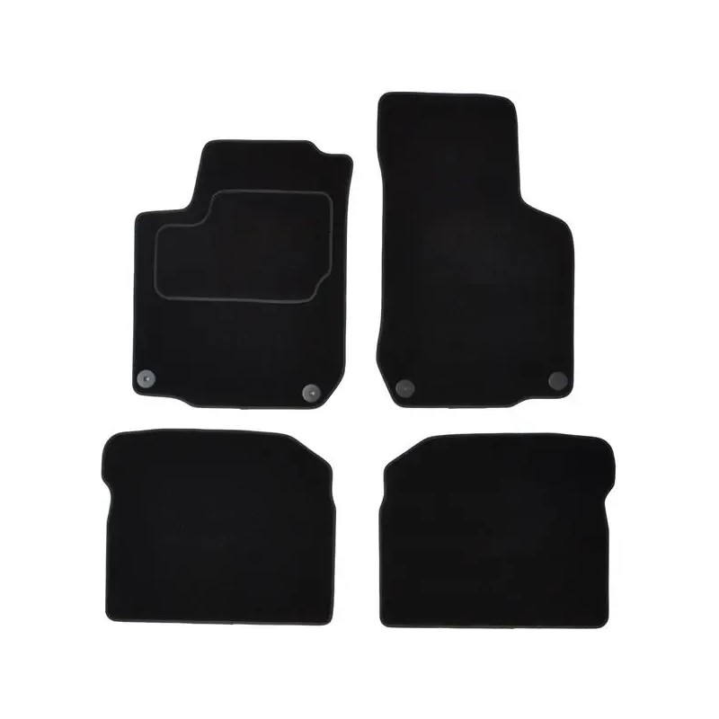 CUSTOPOL Σετ Μαύρα Πατάκια VW160C για VW Golf IV (1J1) – 4 τεμ