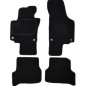 CUSTOPOL Σετ Μαύρα Πατάκια VW185C για VW Golf Plus (5M1) – 4 τεμ