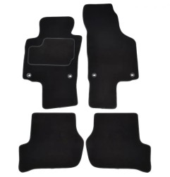 CUSTOPOL Σετ Μαύρα Πατάκια SKO60C για Škoda Octavia II (1Z) 2004–2007 – 4 τεμ