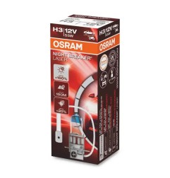 OSRAM Λάμπα H3 Night Breaker Laser +150% 12V 55W 64151NL (1 τεμ)