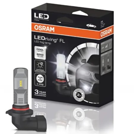 OSRAM Λάμπες H10 LEDriving 6000K Ψυχρό Λευκό 12V 8.2W 9745CW (2 τεμ)