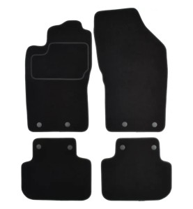CUSTOPOL Σετ Μαύρα Πατάκια ALF30C για Alfa Romeo 147 (937) – 4 τεμ