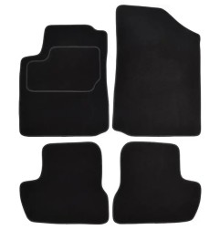 CUSTOPOL Σετ Μαύρα Πατάκια CIT85C για Citroën C2 Hatchback (JM) – 4 τεμ