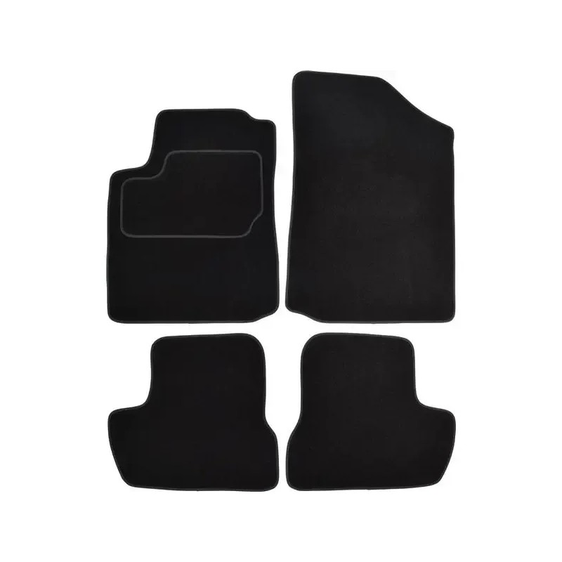 CUSTOPOL Σετ Μαύρα Πατάκια CIT85C για Citroën C2 Hatchback (JM) – 4 τεμ