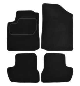 CUSTOPOL Σετ Μαύρα Πατάκια CIT85C για Citroën C2 Hatchback (JM) – 4 τεμ